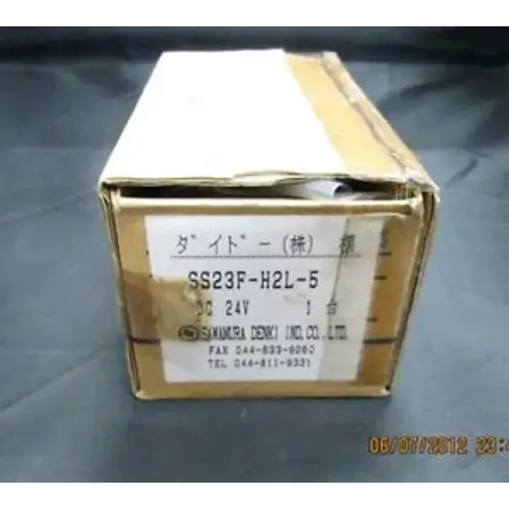 Sawamura Ss23F-H2L-5 Dc Geared Motor