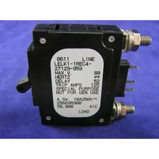 AIRPAX 100 AMP BOLT IN LEISTUNGSSCHALTER LELK1-1REC4-27129-959