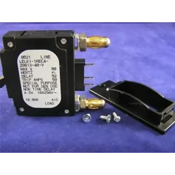 AIRPAX 40 AMP DC BULLET BREAKER LELK1-1REC4-29813-40-V / TELECT 090-0052-0040