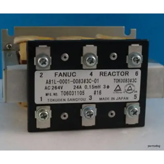 TRANSFORMADOR REACTOR FANUC A81L-0001-0083-3C-01 TRIFASICO 264V 24A 0,15mH