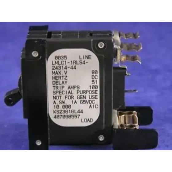 Airpax 80 Amp Dc Clip In Disyuntor Lmlc1-1Rls4-24314-44