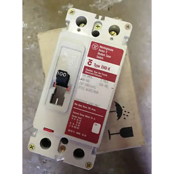 Cutler Hammer Eaton Ehd2100Kl 2 Pole 100 Amp 480 Volt 14K Ehd-K Switch