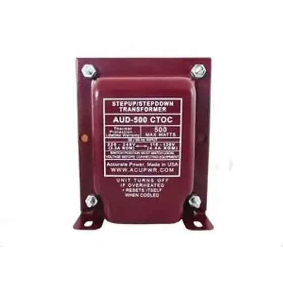 Acupwr Aud-500W High End Step Up & Down Transformer 110/220V Lifetime