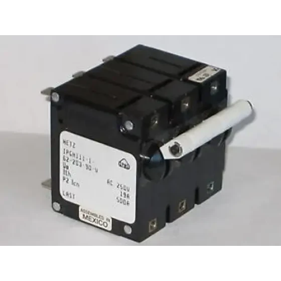 AIRPAX IPGH111-1-62-203-90-V 20A 3-POLIGER 250VAC SCHUTZSCHALTER