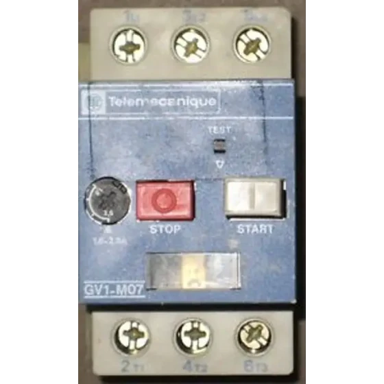 Telemecanique Model Gv1-M07 Motor Protector
