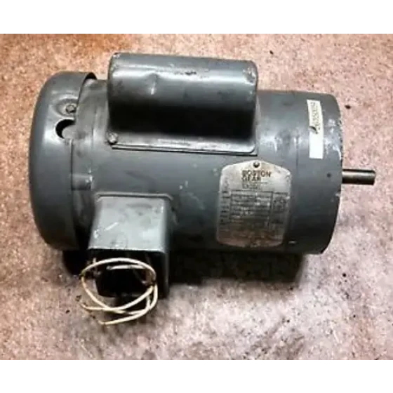 Boston Gear Motor Spec. 35N88-155 Hp 3/4 V115/230 Ph 1 Rpm 1725 Fr 56C