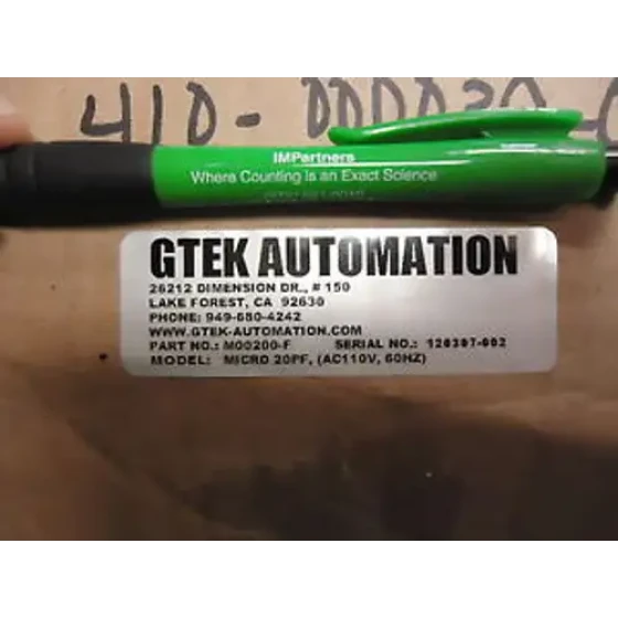 Gtek M00200-F 22 Lpm Micro 22Pf Bomba de Aire 110 Vac. Marca