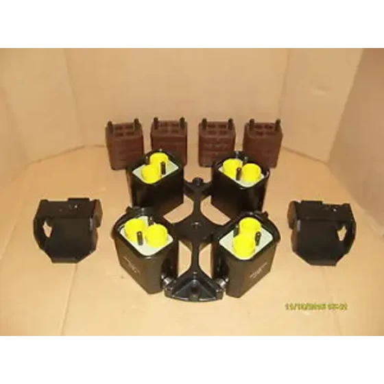 Rotor Heraeus Sepatech 2705 con cazos 7586 / 8030 e insertos C1726-17 C1726-15