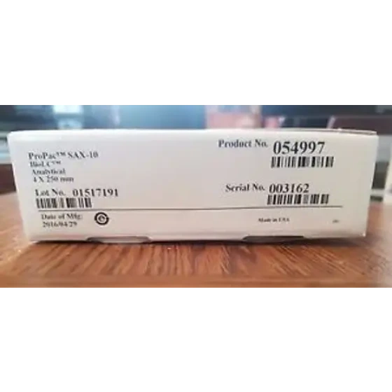 Colonna Hplc Propac Dionex 054997 4X250 Mm Sax-10 Scambio anionico forte