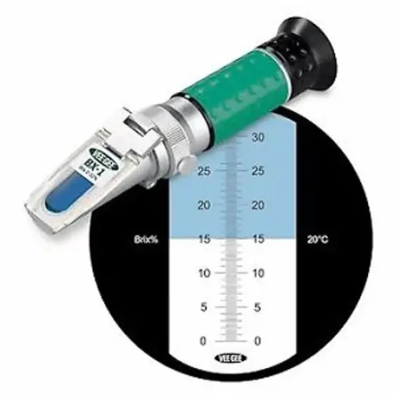 Vee Gee 43009 Handheld Brix Refractometer 0 To 10%