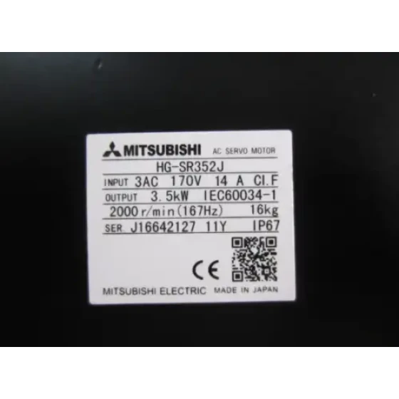 In Stock Brand In Mitsubishi Hg-Sr352J Servo Motor