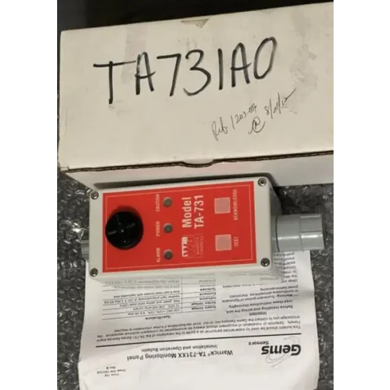 Warrick Gems Sensors Intrinsically Safe Model Ta731Ao Ta 731 Ao Alarm Panel Apaa