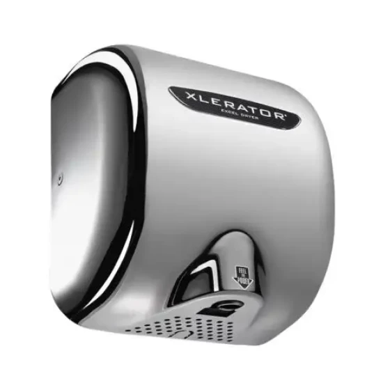 Xlerator Hand Dryer Xl-C-H 110/120Vac Chrome Plated Cast Cover Hepa Filter