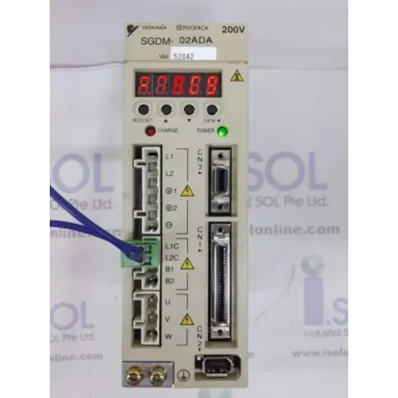 Yaskawa Electric Sgdm-02Ada Ver. 52842 Servopack Drive O/N R1 1220-010-10