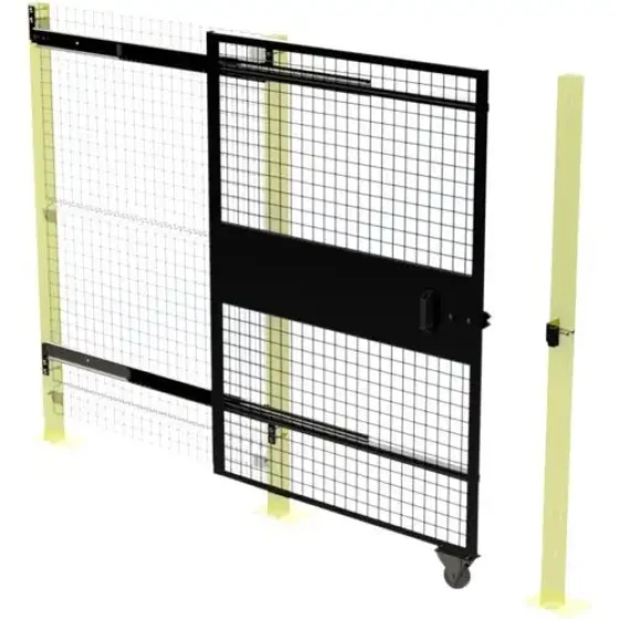 Husky Rack & Wire Velox Guard Slide Door W/Left-Side ing- 5Ftwx6 1/2Fth