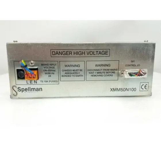 Spellman High Voltage Power Supply Xmm50N100