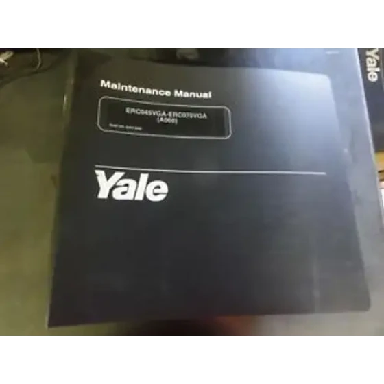 Yale Erc045Vga-Erc070Vga Forklift Maintenance Manual 524319595 (A968)