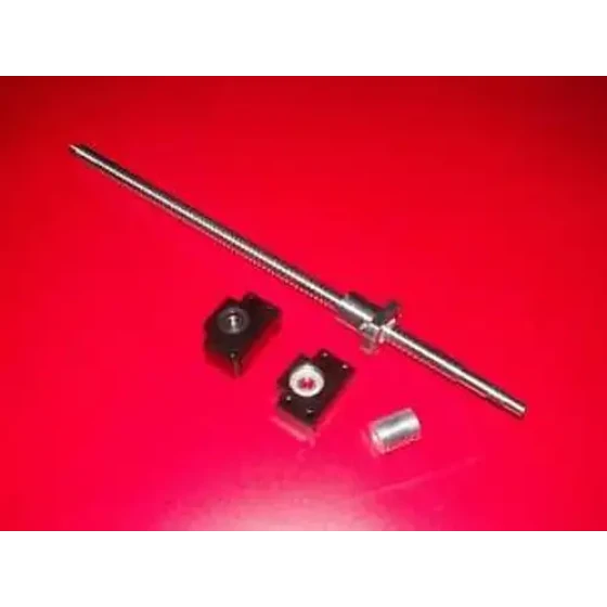 1 Anti Backlash 25Mm Ballscrew Rm2505-1500Mm-C7+Bk/Bf20 End Support Bearing Cnc