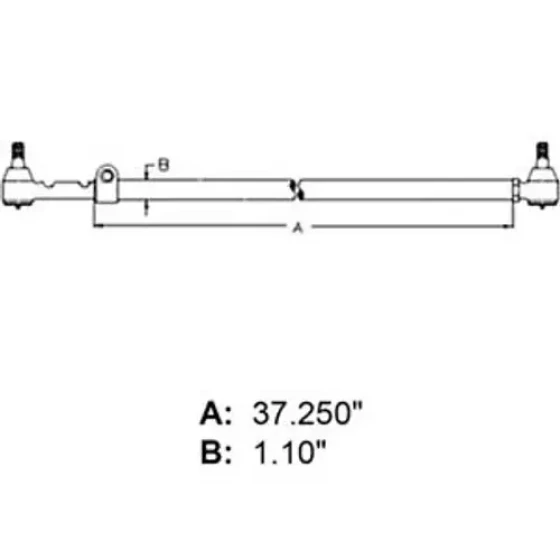 5166075 Ford / Holland Tractor Tie Rod Assembly 3430 3930 3930H 3930N +