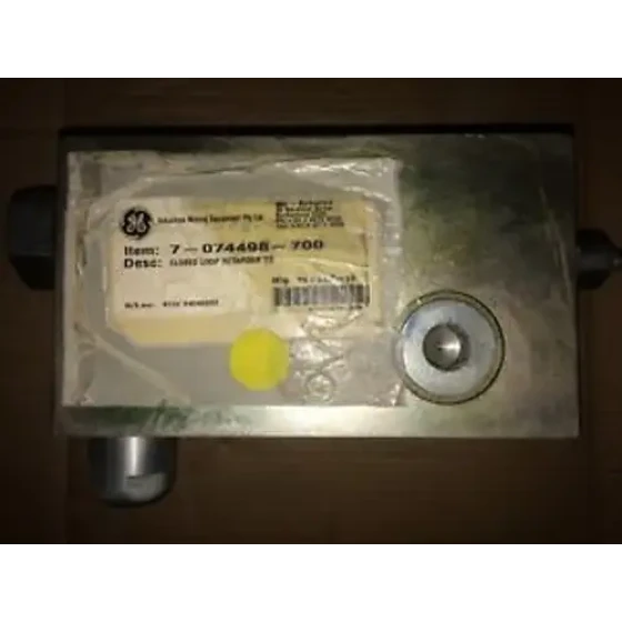 Colector hidráulico Industrea Ge Mining 7-074498-700 Retardador de freno Sierra para roca