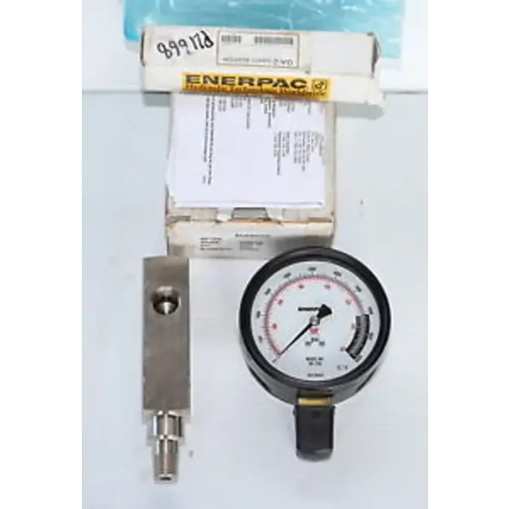 Enerpac Gp-10S 700Bar Pressure Gauge With Ga-2 Adapter 10 000Psi