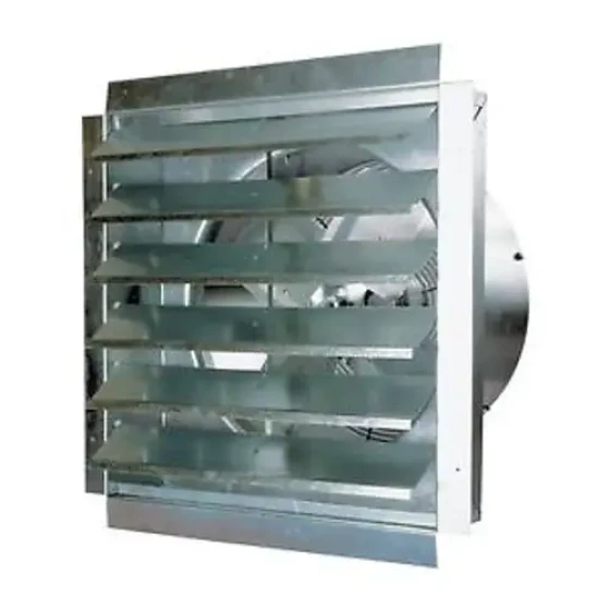 18 Industrieller Abluftventilator 4-Flügel Wandmontage 3000 Cfm Garage Heavy-Duty