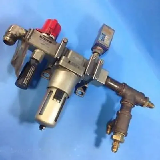 Smc 101159-2 Custom Smc Assembly Pneumatic Filter Unit Usip