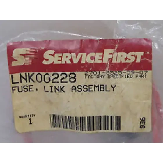 LNK0228 - TRANE - Assemblaggio del collegamento dei fusibili