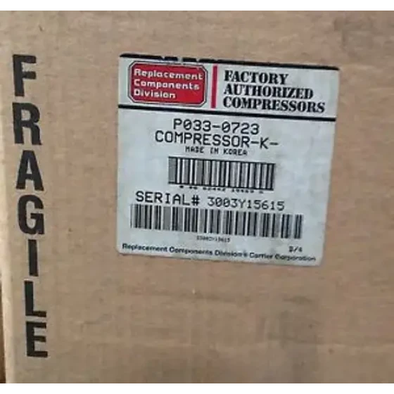 ~~CP-P0330723-Trägerkompressor 208/230V R22 1PH HP/AC