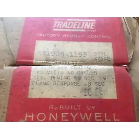 Tradeline Honeywell RA1908 1193 Protectorelay-Rebuilt by Honeywell