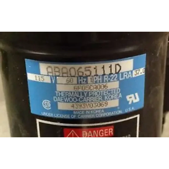 CP-P0330605-Carrier Kompressor GF05CA006 115V R22