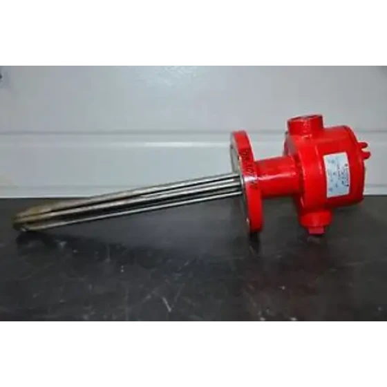 Glo-Quartz FH3A20-4618E5T1A Immersion Flanged Electric Heater 6000W 480V 3PH NOS