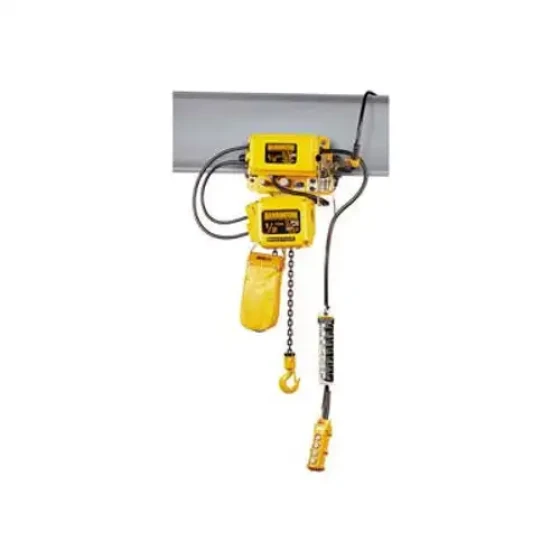 Harrington SNERM010S-L-20 SNER Elektrohebezeug mit Motorlaufkatze - 1 Tonne 20' Hub 14 ft/min 230V