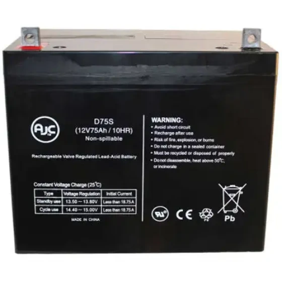 AJC- B&B BP8012 12V 75Ah Sealed Lead Acid Battery