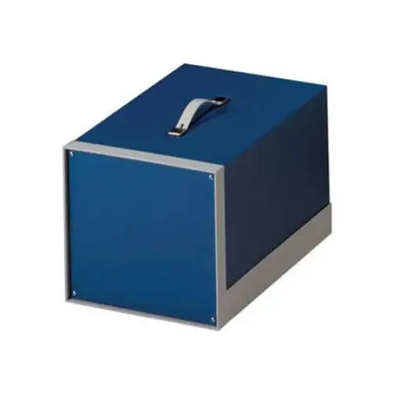 Bud Bb-1804-Rb Showcase Small Cabinet Royal Blue Texture 11"W X 11.06"D X 8.18" H