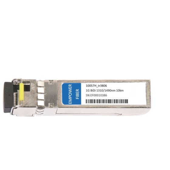 Extreme-Networks 10057H Compatible 1000BASE-BX-U BiDi SFP 1310nm-TX/1490nm-RX Optical Transceiver