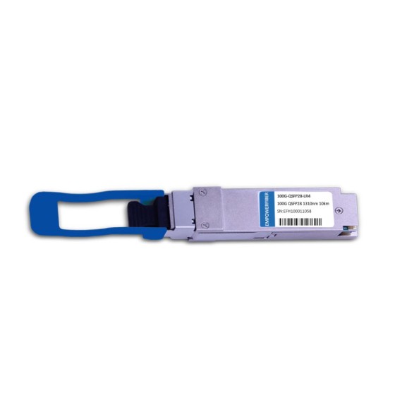 Brocade 100G-QSFP28-LR4- Compatible 100GBASE-LR4 1310nm Optical Transceiver