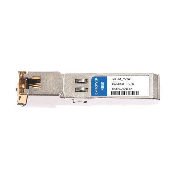 Cisco GLC-TA Compatible 10/100/1000BASE-T SFP Copper RJ-45 Optical Transceiver