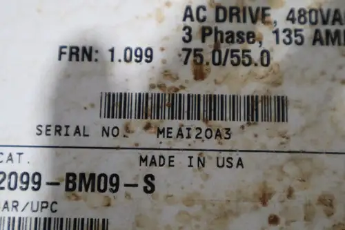 ALLEN BRADLEY 2099-BM09-S 2099BM09S SERVOAZIONAMENTO KINETIX 7000