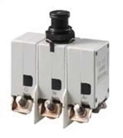 583-G111-K1M1-A1S1U-30A 30 A 200 VAC 28 VDC 3 Pole Button - 55 C + 125 C