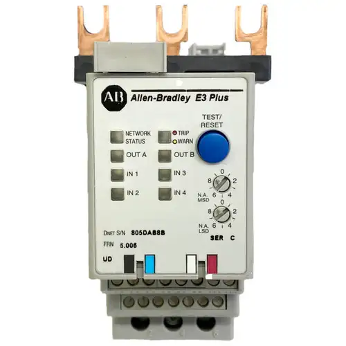 Allen Bradley 592-EC2DC Ser C Integrated I/O Solid-State Overload Relay 9-45A