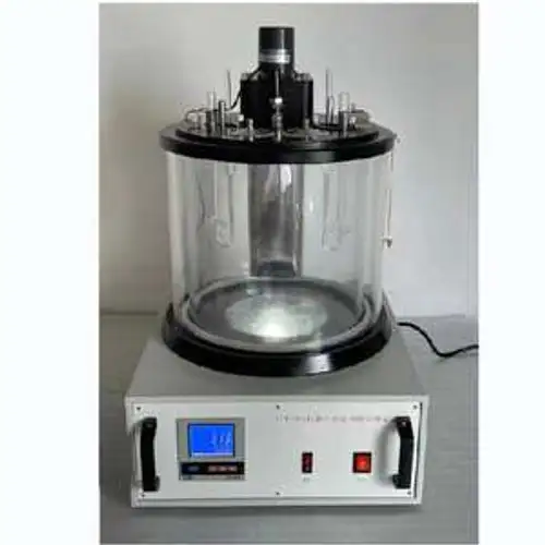 Viscosímetro cinemático de laboratorio para productos petrolíferos SYA-265C de doble cilindro y 4 orificios