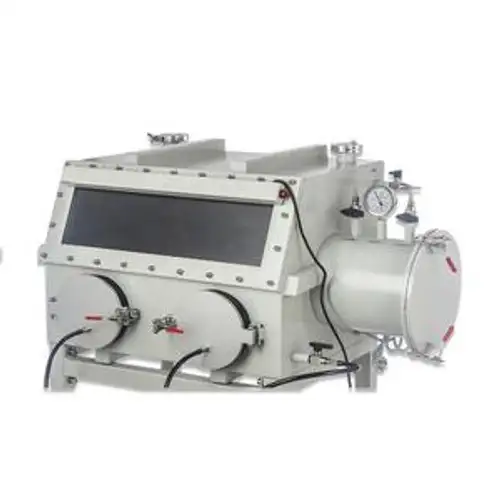GSX-2 Stainless Steel Laboratory Glove Inert Gas Operation With Vacuum Working Chamber Competitive on Flange Vacuum