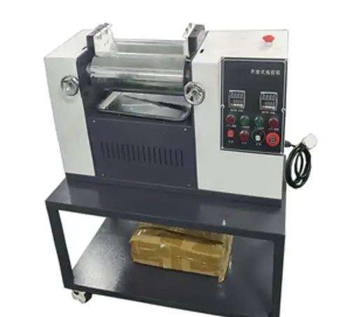 HT-KL120 Table Type Rubber Mixing Machine [Electric Heating] Two-roll Exposed Rubber Mixing