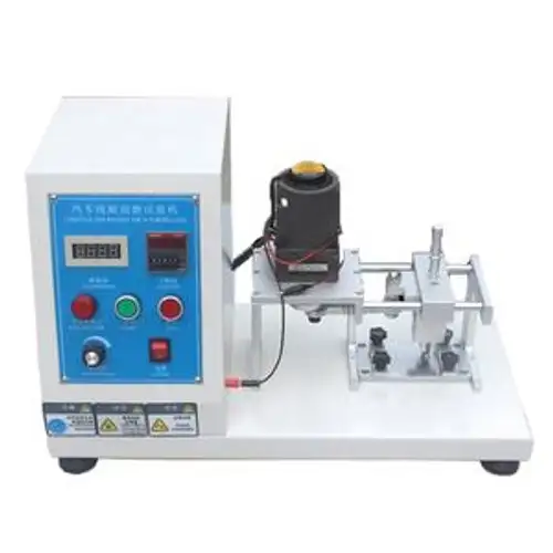 ISO6722 Curettage Machine for Automobile Line Automotive Wire Abrasion Tester Cable Wear Friction Rubbing