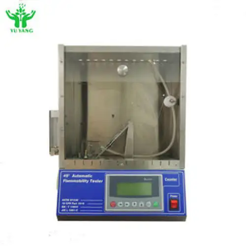 YY D1230 16 CFR 1610 Machine 45 Degree Flammability Tester