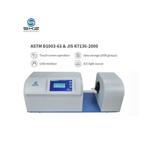 ASTM D1003-61 and JISK7105 Light Transmittance Digital Haze Meter
