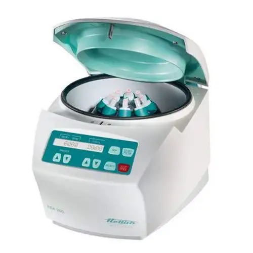 HETTICH INSTRUMENTS 200BLOOD8 EBA 200 Centrifuge Blood Tube Package Includes 1 Centrifuge 1 Fixed-Angle Rotor 8 Adapters of 13 x 75/100 mL-1600130696