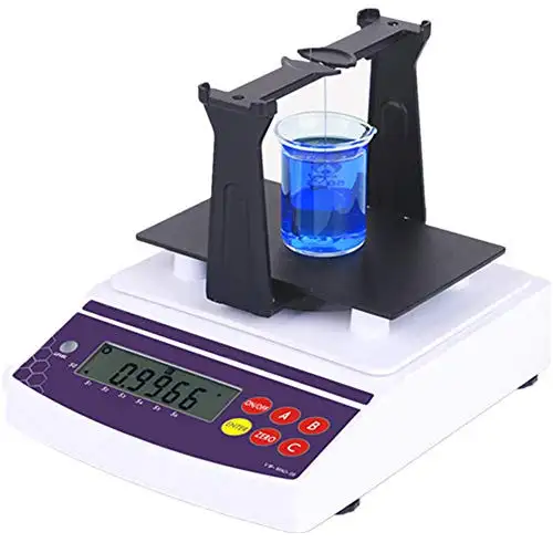 MXBAOHENG Digital Electronic Densimeter Acid Concentration Measuring Instrument Gravimeter Liquid Density Meter Equipment 0.01-100.00% 0.0001g/cm3(AU-120C)