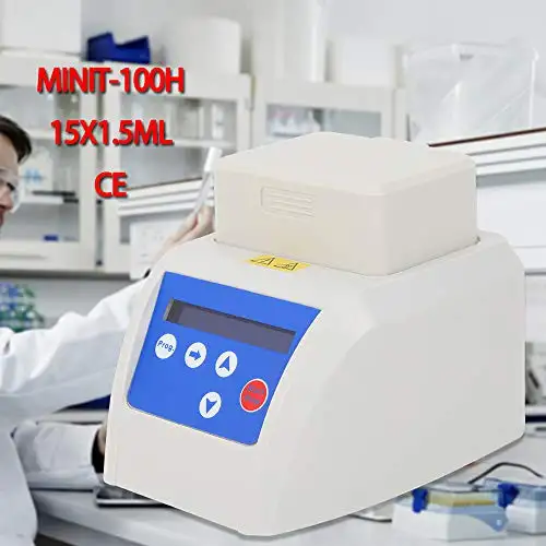 Portable 40x0.2ml Centrifuge Tube PRP PPP Gel Heater Plasma Bio-Filler Gel Heating Instrument with Digital Display RT5-100 ?√§√¢ with Cover Lid Mini T-100H Serum Filler